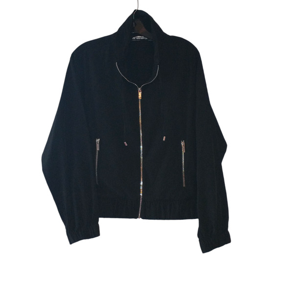 Calvin Klein Women's Utility Jacket Black Small/Medium All Weather - Picture 10 of 11